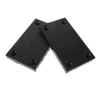 FOYTOKI 2pcs Rubber Jack Pads for Car Lift with Plastic Material and Stable Support, Easy Installation Vehicle Lift Accessories for Automotive Repair Industry and Car Repair