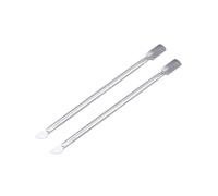 FOYTOKI 2pcs Stainless Steel Cuticle Pusher Nail Cuticle Remover Kit Manicure Pedicure Tools Easy Application for Nail Polish