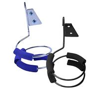 FOYTOKI 2pcs Stainless Steel Hair Dryer Holders Wall Mounted Rack for Hair Curlers Styling Tools Versatile Organizer for Salons Home Use Polished Durable Design