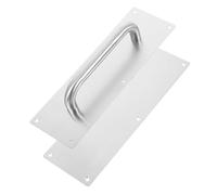 FOYTOKI 2pcs Stainless Steel Push Pull Door Handle for Sliding and Cabinet Doors with Sleek Modern Design for Commercial and Office Use