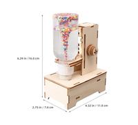 FOYTOKI 2pcs Stem Tornado Science Experiment Kit Wood and Plastic Model for DIY Weather Project Educational Science for Classroom Homeschooling