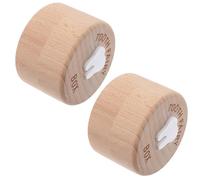 FOYTOKI 2pcs Wooden Tooth Keepsake Holder for Kids Sturdy Lost Tooth Box with Cute Design Birthday Celebration