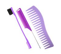 FOYTOKI 2sets Hair Cutting Comb of Combs Brush for Women Salon Styling Heat Resistant Soft Rounded Tips