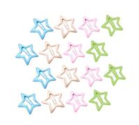 FOYTOKI 30 Pack Fun Little Hairpins Girls Hair Clips for Boys and Girls Snap Hair Clips Children Star Shape Hairpins