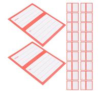 FOYTOKI 300pcs Self Adhesive Return Address Labels Stickers for Mailing and Shipping, Red Paper Postal Stickers with Tear-Resistant Material, for E-Commerce and Personal Use