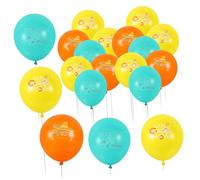 FOYTOKI 30pcs Colorful Fiesta Balloons for Cinco De Mayo and Birthday Parties Featuring Vibrant Mexican Patterns Made of Latex for Celebrations and Photo Props