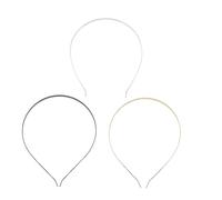 FOYTOKI 30pcs Simple Metal Hair Bands for Women Girls Smooth Chic Design Golden Black for Hair Styling and Daily Wear