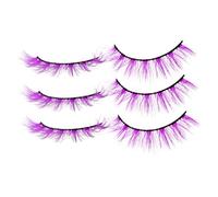 FOYTOKI 3pairs Multi False Eyelashes Art Dense Makeup Eyelash Extensions for Lashes Look