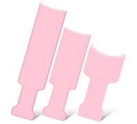 FOYTOKI 3Pcs Balayage Boards Highlighting Comb Hair Coloring Tools for Hair Dyeing Full Dyeing Hair Care Unique Bend Design Rounded Teeth for Stability and Precision