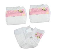 FOYTOKI 3Pcs Doll Nappies Soft Doll Diapers for Pretend Play Doll Accessories for Dress Up and Creative Playtime Fun Play House Props