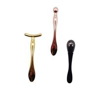 FOYTOKI 3pcs Eye Set T-shaped Eye Cream Applicator Rolling Ball Random Color Anti-wrinkle Tool for Dark Circles and Puffiness Reduction Suitable for Skin Types