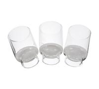 FOYTOKI 3pcs Glass Filtration Crucible 40ml Laboratory Glass Crucible for Analytical Lab Microfiltration Precision Filtration for Professionals and Students