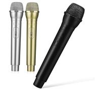 FOYTOKI 3pcs Inflatable Boy Girl's Microphone Props Blow up Fake Mic for Boys and Girls Toy Microphone for Party Simulation