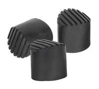 FOYTOKI 3pcs Non Slip Ladder Foot Covers Telescoping Ladder Protector Mats for Enhanced Stability and Floor Protection Durable Rubber Caps for Safe Use