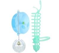 FOYTOKI 3pcs Plastic Parrot Feeding Ball Set for Hamster and Rat, Sturdy Animal for Playing and Climbing, Interactive Food Foraging to Encourage Natural Feeding Habits