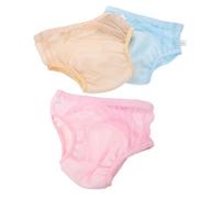 FOYTOKI 3pcs Potty Training Pants Cotton Diapers for Newborns and Waterproof Breathable Mesh Fabric TPU Layer Toilet Learning Day Use Recommended Weight 12-16kg