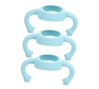 FOYTOKI 3pcs Silicone Bottle Handles for Feeding Soft Grip Silicone Bottle Handle for Newborn and Milk
