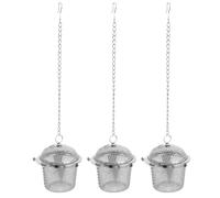 FOYTOKI 3pcs Stainless Steel Jewelry Cleaner Basket with Fine Mesh and Multi-compartment Design for Ultrasonic Parts Washer, Restores Shine and Luster, Suitable for Delicate Chains