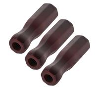 FOYTOKI 3pcs Wooden Foosball Table Handles Replacement Set Non-slip Octagon Grip 4.91 Inch Foosball Handle for Table Soccer Accessories