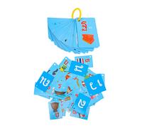 FOYTOKI 45pcs Educational Thai Flash Cards Boy Girl Vocabulary Builder Picture Cards Flash for Boys and Girls