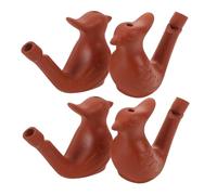 FOYTOKI 4pcs Clay Bird Whistle Water Bird Call Noisemaker Toys for Boy Girl Unique Party Favors for Celebrations and Events