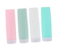 FOYTOKI 4pcs Creative Storage Bottle Empty Shampoo Bottle Reusable for Travel Assorted for Cosmetics Refillable for Outdoor Use for Airport Security
