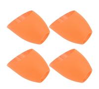 FOYTOKI 4pcs Decorative Lamp Shade Plastic Lamp Cover Horseshoe Shape Simple Creative Design Protect Light Bulb Soften Light for Personal Home and Hotel