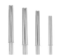 FOYTOKI 4pcs Fishing Rod Repair Kit Stainless Steel Rod Connector Thickened Design Precision Connection DIY Outdoor Fishing Compatible with 6.0# to 9.0#