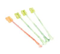 FOYTOKI 4pcs Gator Back Scratcher Rolling Wheel Back Massager Telescoping Tool for Boys and Girls and Adults Relief Random Color