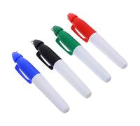 FOYTOKI 4Pcs Golf Ball Alignment Tool Plastic Ball Liner Marker for Accurate Marking Essential Golfing Supply for Beginners and Pros Red Green Blue Black