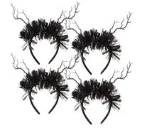 FOYTOKI 4pcs Gothic Halloween Headband with Simulated Tree Branch Design