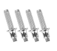 FOYTOKI 4pcs High Carbon Steel Trekking Pole Tips Set, Hiking Stick Replacement Metal Rod Tips for Outdoor Walking, Climbing, and Hiking Accessories
