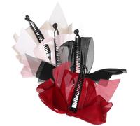 FOYTOKI 4pcs Large Elegant Banana Hair Clips for Women Suitable for Different Hair Types and Lengths Made of Cloth and Plastic for Everyday Styling Random Color