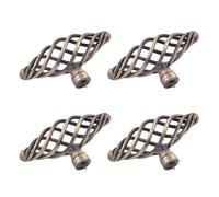FOYTOKI 4pcs Nordic Birdcage Retro Style Alloy Cabinet Hardware Pull Handle | Patina Finish, Sturdy Iron Alloy Build, Cupboard Doors and Chest Use, Home Makeover and Workshop Projects