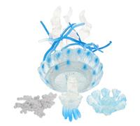 FOYTOKI 4pcs Realistic Jellyfish Models Boys and Girls Sea Creatures Toys for Boys Age Montessori Aquarium Decor Sensory Play Educational Toy