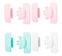 FOYTOKI 4Pcs Safety Lock for Freezer Childproof Fridge Door Lock Easy to Install Without Tools Random Color Protects from Injuries for Home Use