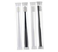 FOYTOKI 4PCS Soft Bristled Toothbrushes for Adults Super Supple Ultra-fine Bristles Portable Lightweight Design Suitable for Sensitive Gums and Daily Deep Cleaning for Home and Travel Use