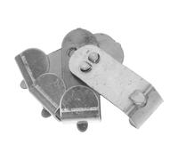 FOYTOKI 4pcs Stainless Steel Fridge Shelf Hooks Freezer Cooler Shelf Clips Heavy Duty Hook for Refrigerator Kitchen Organization