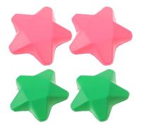 FOYTOKI 4pcs Star Shaped Hand Exercise Balls for Strength and Rehabilitation, Pu Material Finger Training Equipment to Reduce Hand Soreness and Build Forearm Strength for Teens and Adults