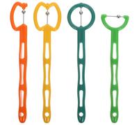 FOYTOKI 4pcs Tongue Thrust Trainer Oral Motor Therapy Tool Jaw Line Trainer Plastic Speech Therapy Device for Jaw Training and Tongue Flexibility Improvement