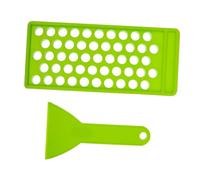 FOYTOKI 50holes Craft Lip Gloss at Home Filling Tray Diy Lip Balm Crafting Kit