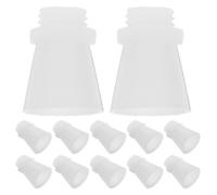 FOYTOKI 50pcs Fire Extinguisher Nozzles Replacement Parts with Screw Thread 1.5 Plastic Precision Manufactured User-Friendly Replacement Suitable for 1kg Fire Extinguishers