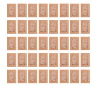 FOYTOKI 50pcs Mini Envelopes Card Sleeves Rectangular with Window Heart Clasp Detail Prevents Ink Bleeding Elegant Western Style for Special Occasions and Business Party