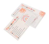 FOYTOKI 50pcs Teacher Notes to Parents Rainbow Mail Cards Paper Classroom Decorations Strengthen Teacher-parent Connection Provide Praise and Encouragement for Kindergarten Preschool