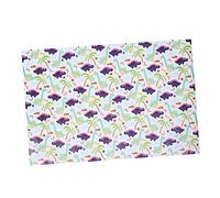 FOYTOKI 5pcs Cartoon Dinosaur Wrapping Paper Sheets Cute Present Paper for Books and Crafts Versatile Moderate Thickness for Birthday Wedding and Showers