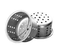 FOYTOKI 5pcs Pool Filter Bathroom Sink Strainer Sewer Drain Net Filter Disposal Stopper Mesh Basket Garbage Mesh Dish Drainer Drain Stopper Hair Catcher Basin Silver