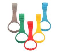 FOYTOKI 5pcs Pull Up Rings for Walking Assistance Safety Stand Up Rings with Playpen Handle Grips Portable and Exercise Training Tool for Cribs and Activity Areas
