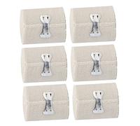 FOYTOKI 6 Pieces Medical Elastic Bandage Wrap 5x450cm Compression Wraps for Sports Training and Injury Support 100% Cotton and Spandex Breathable and Stretchable