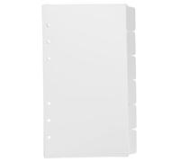 FOYTOKI 6 Sheets Planner Notebook Dividers Semi Transparent Tab Index Dividers for Binders Organizers Office and Home Use