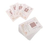 FOYTOKI 64-piece i Ching Cards Set for Beginners Ancient Chinese Divination Cards Instruction Book Cultural Tarot Reading and Meditation Tool